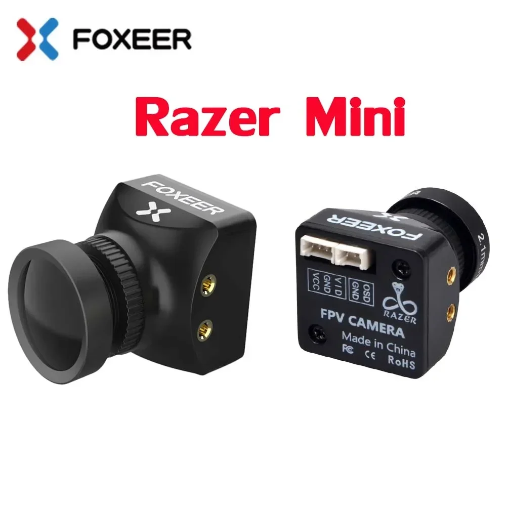 Foxeer Razer Pico Mini Micro NANO 1200TVL FPV Camera 4:3 16:9 NTSC PAL Switchable for RC Drone, 1.8mm Lens, Low Latency, Lightwe thumbnail 2