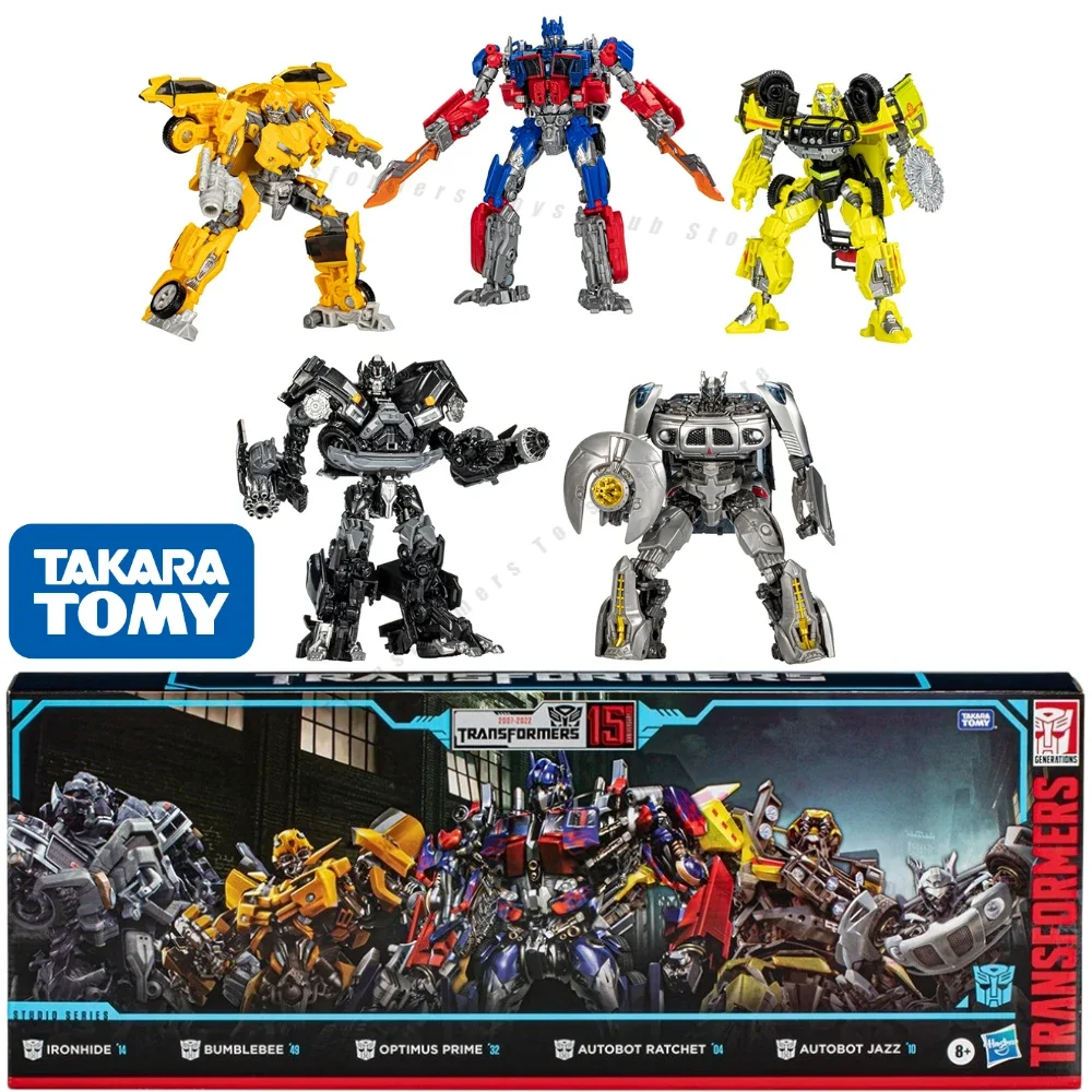 In Magazzino Tapara Tomy Transformers Studio Series 15Th Anniversary Multipack Ironhide Bumblebee Optimus Prime Ratchet Jazz F3941