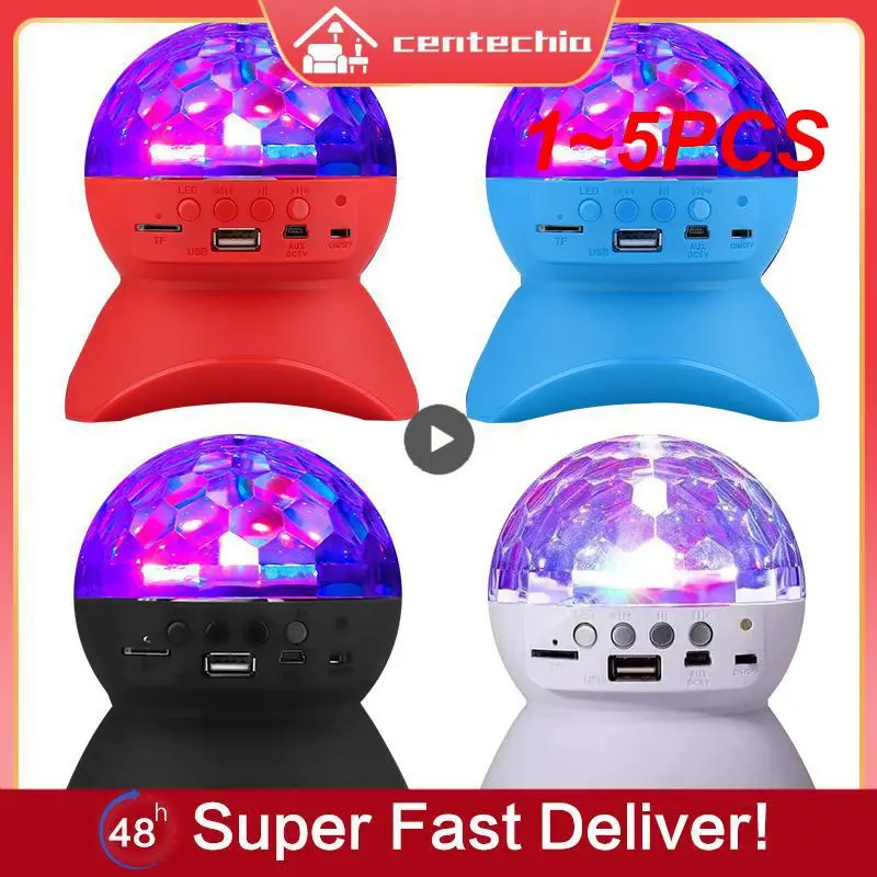 

1~5PCS Wireless BT Music Rotating Stage Light Dj Speakers Disco Ball 4K RGB Strobe Laser Projector Moving Head Lamp Led Party