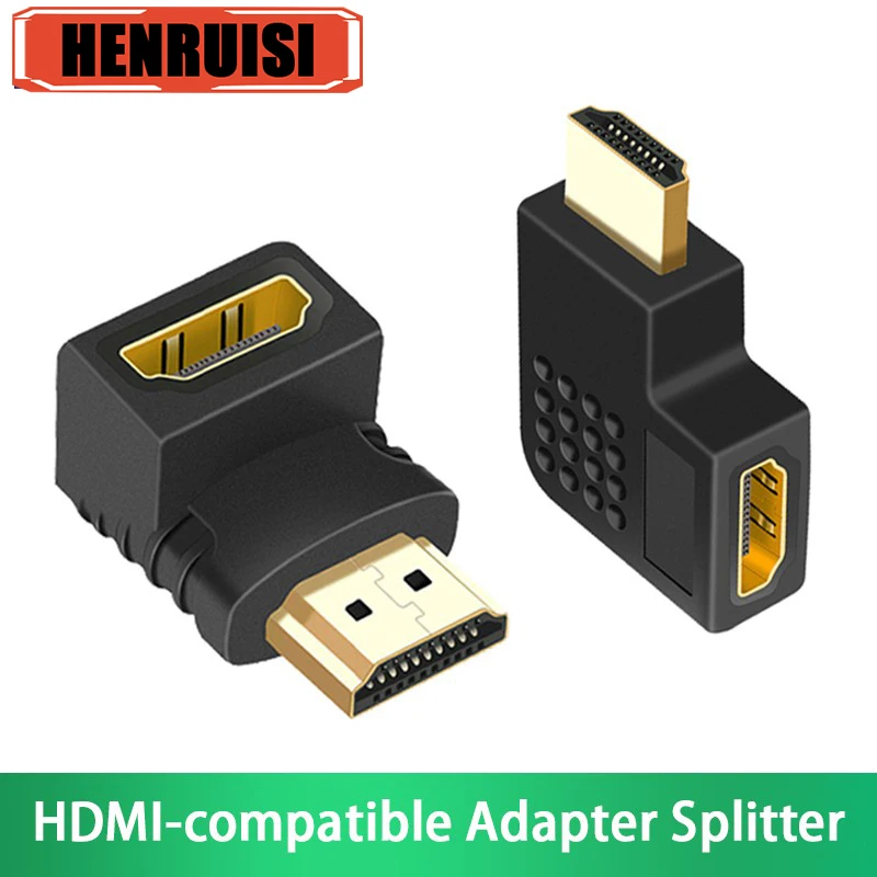 HDMI Adapter 90 270 Degree Right Angle 4K HDMI Extender Male to Female Converter HDMI-compatible Cable Connector TV Laptop hdmi adapter cable,hdmi cable,hdtv adapter cable,usb c to hdmi cable,typec to hdmi cable,hdmi adapter,4k converter cable,dp to hdmi adapter,displayport to hdmi adapter,hdmi to vga converter,wii to hdmi converter,hdmi to dvi adapter,dp to dvi adapter cable,audio cable adapter,hdmi audio splitter,hdmi audio extractor,usb adapter cable