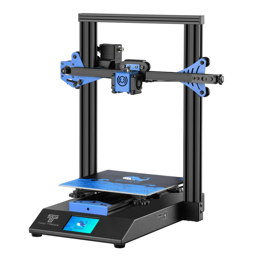 best 3d printer Twotrees 3D Printer BLU-3 V2 I3 Printer With Dual Drive Extruder 235x235mm 3d Diy Kit 3.5-Inch Color Touch Screen Facesheild 3d printers 3D Printers