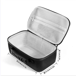 Premium Hard EVA Travel Case for Bluetooth Speaker, Outdoor Protection and Storage Bag (Black)