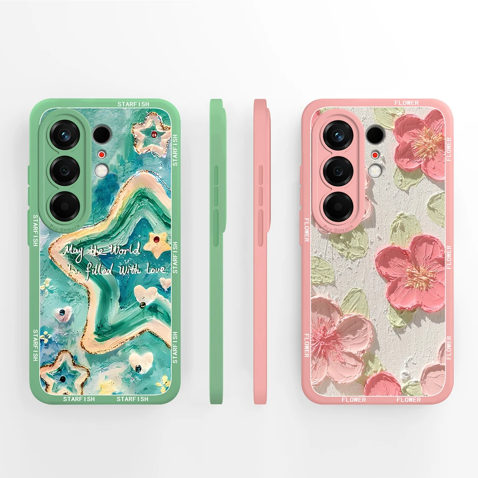 Love Heart Flower Shockproof Fashion Protective Case