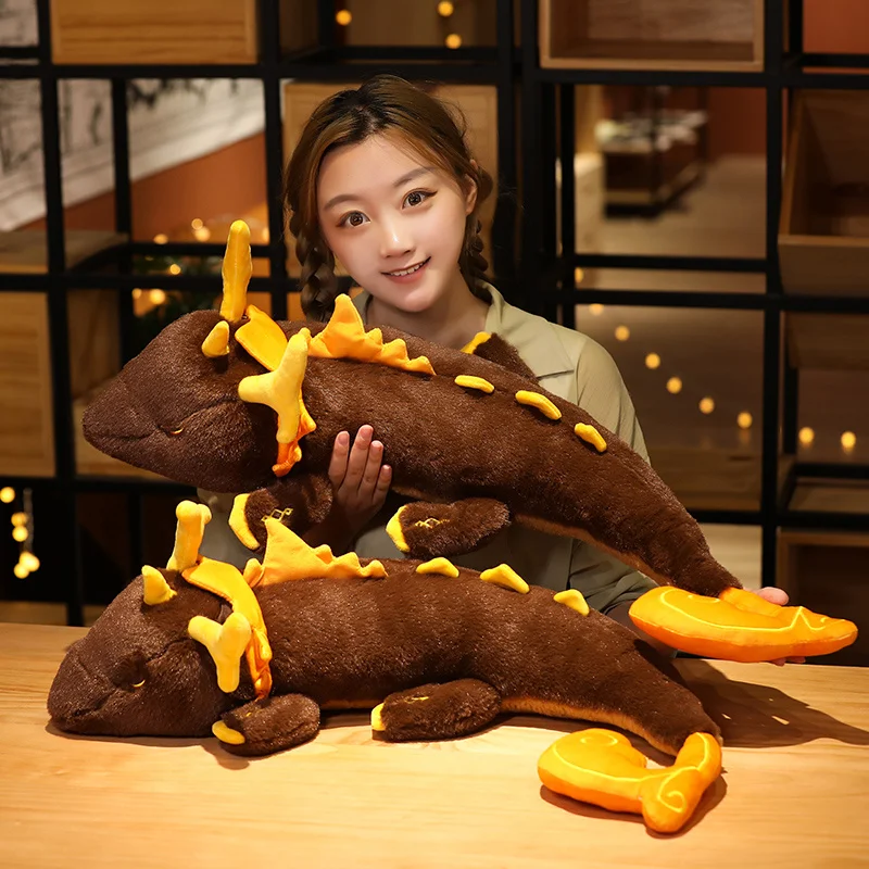 

Genshin Impact Game Zhong Li Morax Dragon Plush Doll Soft Head Pillow Stuffed Toy Cosplay Props Accessories Cartoon Bolster Gift