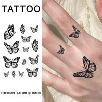 Butterfly, 1Pc Waterproof Temporary Tattoo Stickers, Long-lasting Waterproof for One to Two Weeks, Fake Tattoo for Man and Women 1