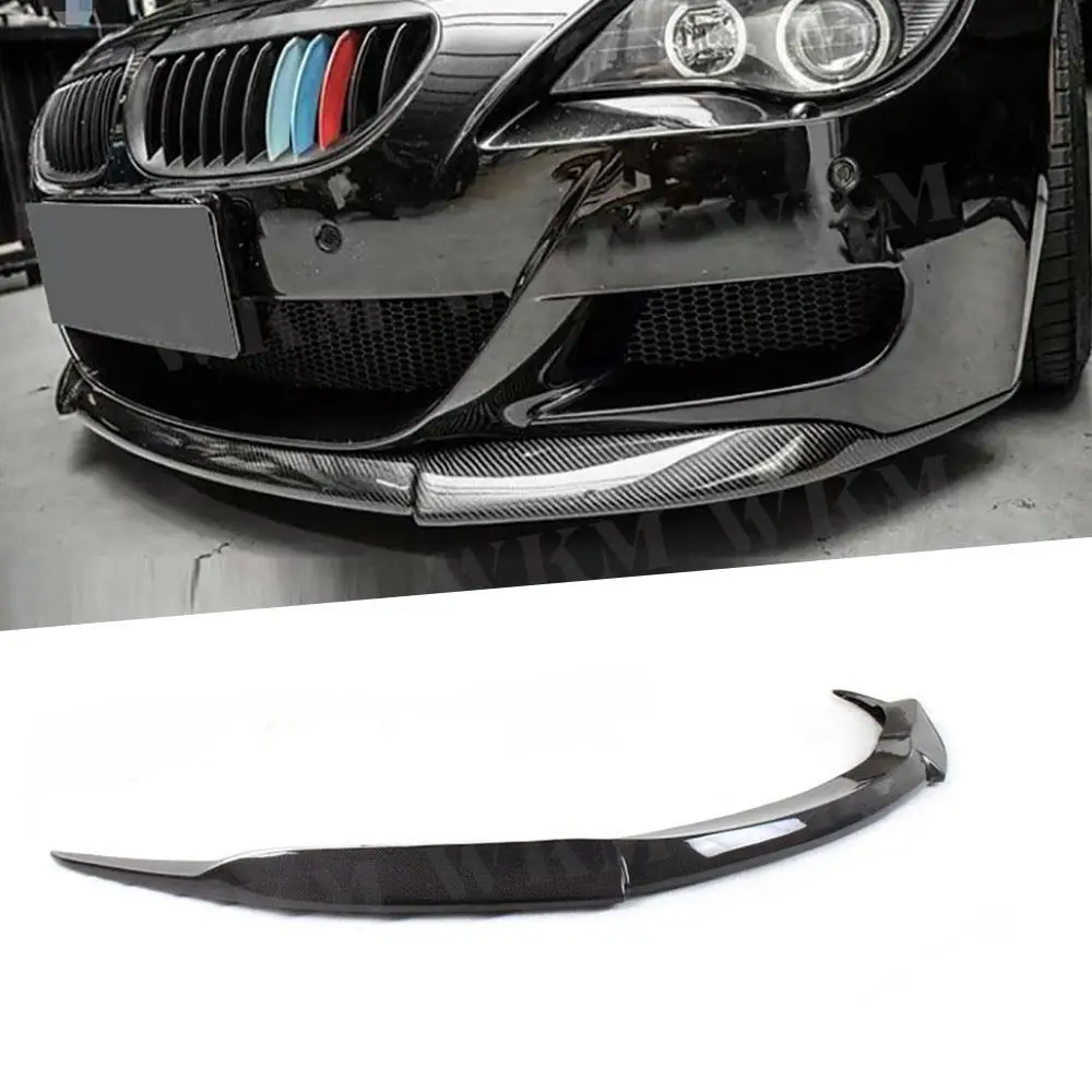 Carbon Fiber Front Bumper Lip Spoiler for BMW 6 Series E63 E64 M6 2006