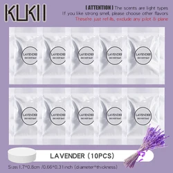 Car Air Freshener Replacement Fragrance Pods (10PCS Lavender)