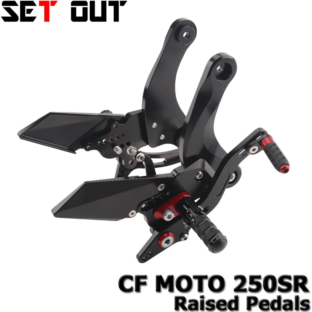 

Для CF MOTO 250SR NK250 аксессуары для мотоциклов поднятая подставка для ног регулируемая задняя подставка для ног комплект из алюминиевого сплава