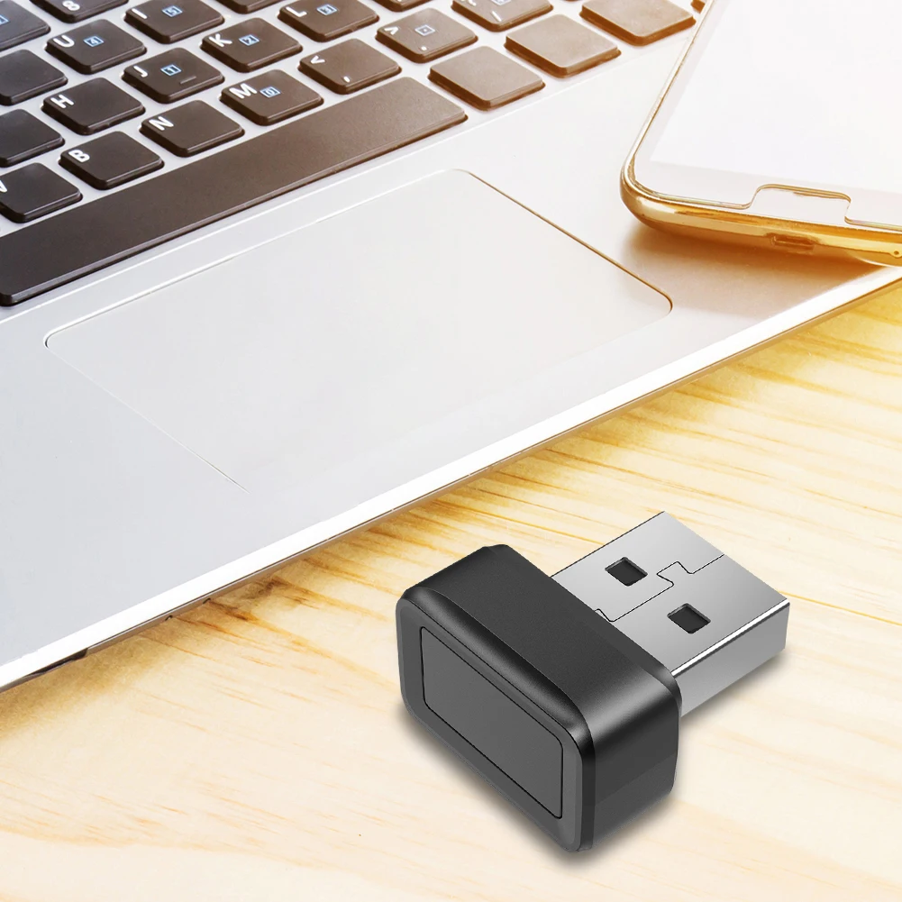 USB 지문 키 리더 FIDO U2F 생체 인식 지문 스캐너 윈도우 헬로 360 ° 터치 생체인식 미니 보안키 동글