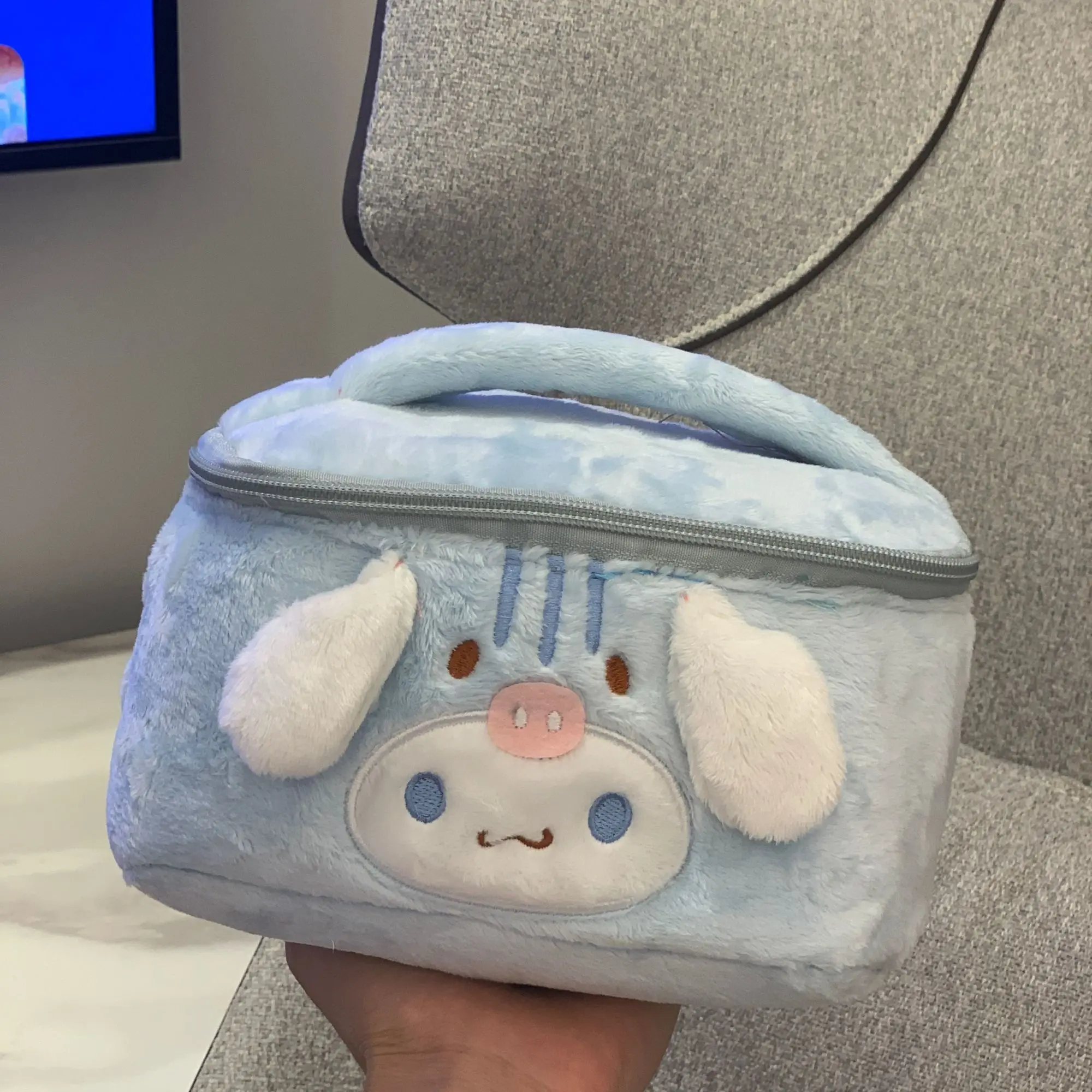 Mignon sac à bandoulière en peluche Kuromi - Boutique de mode Kawaii