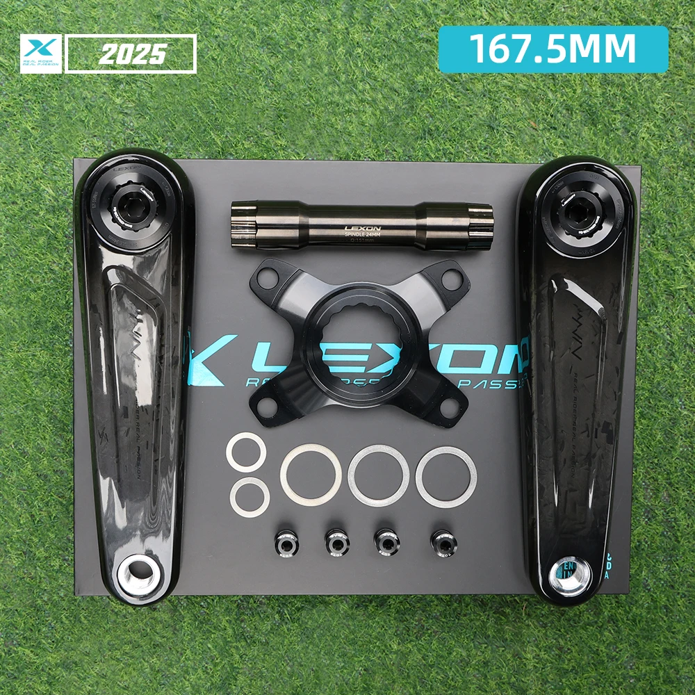 LEXON Road Full Carbon Cranksets Superlight Bicycle Cranks 325g