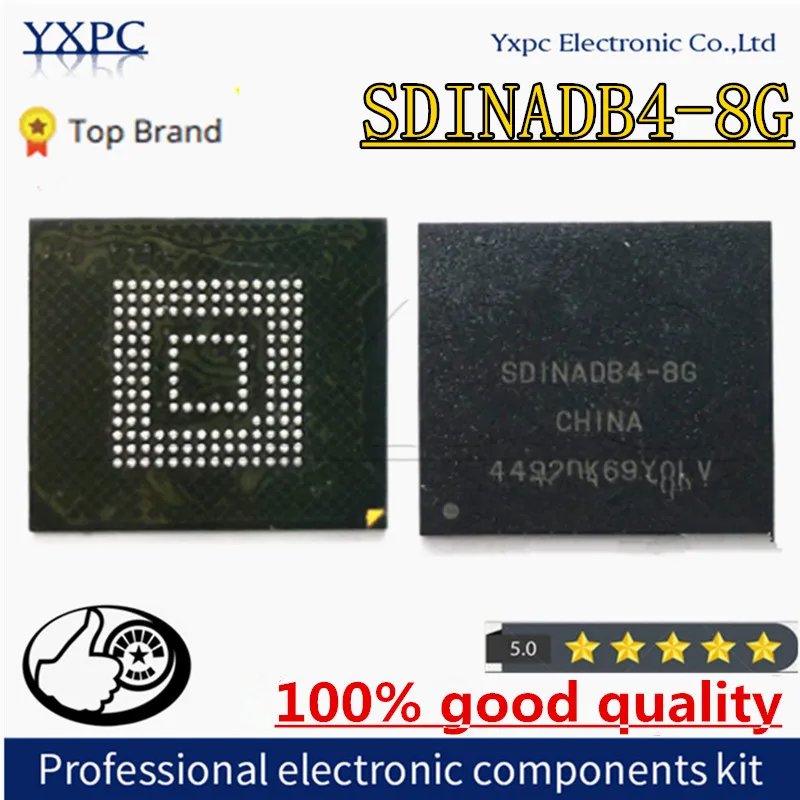 

SDINADB4-8G SDINADB4 8G BGA153 EMMC 8G Flash Memory IC Chipset with balls