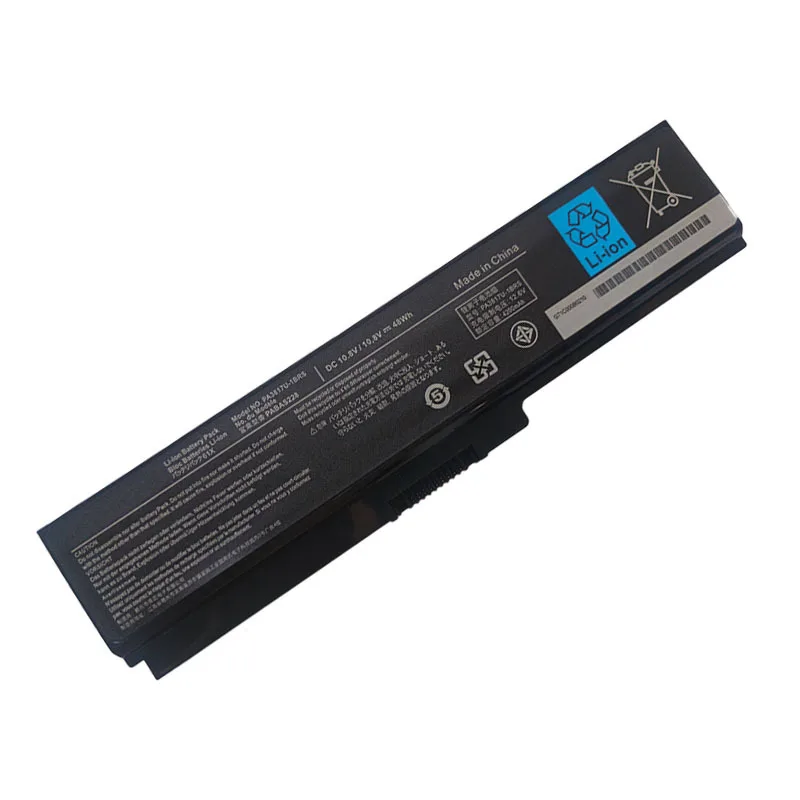 

10.8V 48Wh PA3817U-1BRS PA3817U Laptop Battery for TOSHIBA Satellite L750 L730 L700 L600 L630D L650 L670 L675 M600 C600 C660