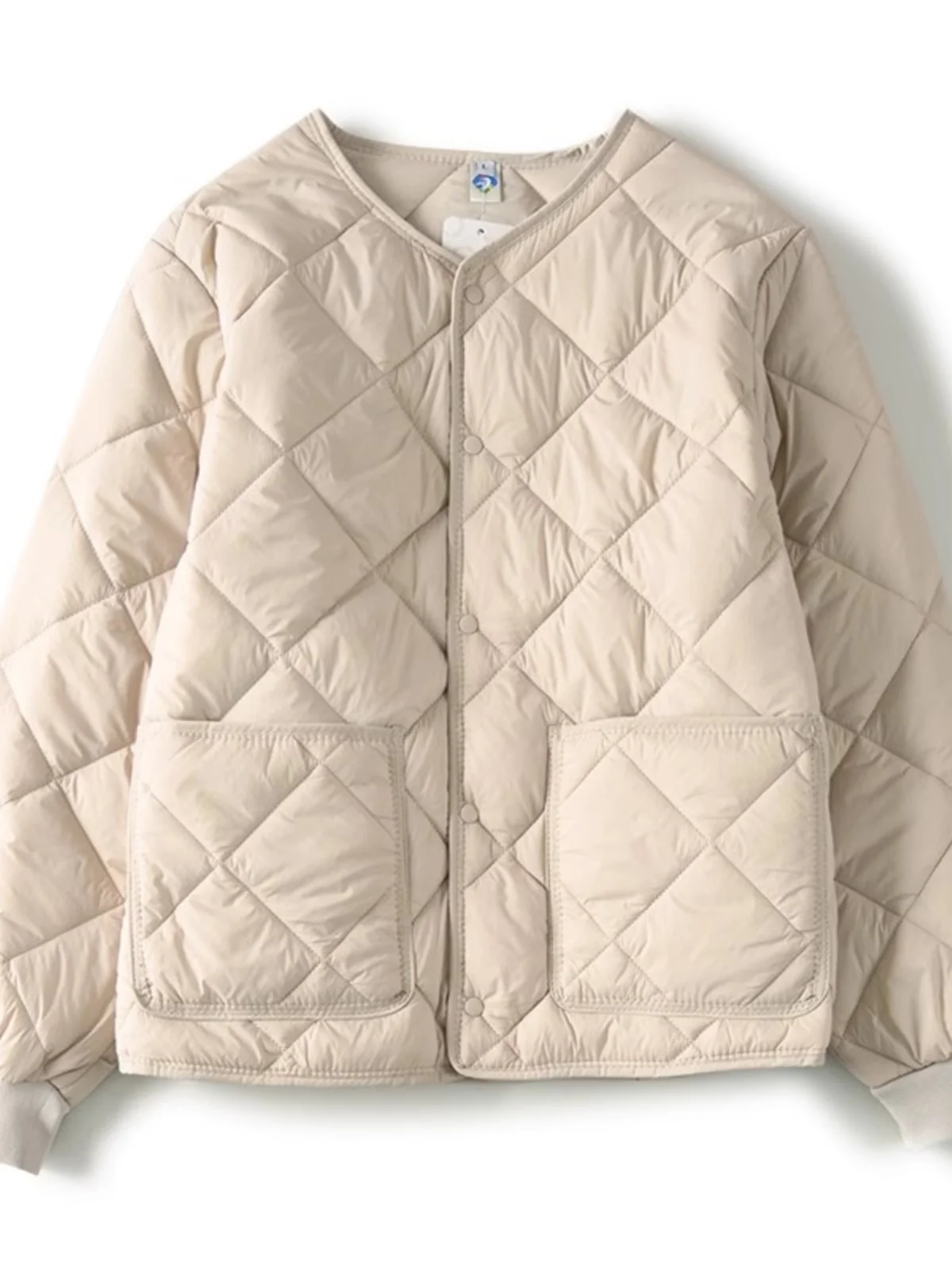 Warm Cotton Jaet for Men Casual Sle Quilted Design Autumn Winter Outerwear Youth Faion Stand Fit Long Sve Coat