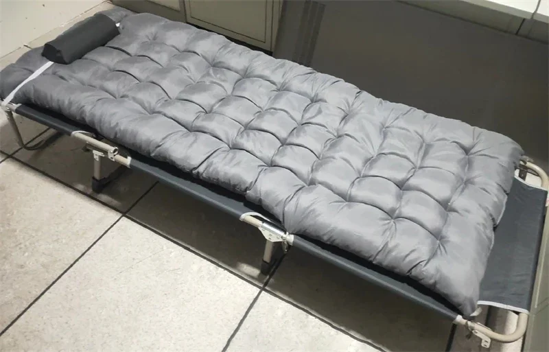 Description Picture 3 of itemLuxury Folding Beds Single Bed Home Bedroom Furniture Multi-functional Marching Bed Recliner Office Lunch Break Bed p