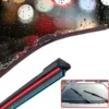 Waterproof Wiper Blade J/U Hook Car Windshield Wiper Blade Dual Rubber Wiper Blade 13 "14" 16 "18" 19 "20" 21 "22" 24 "26" 28“ 2