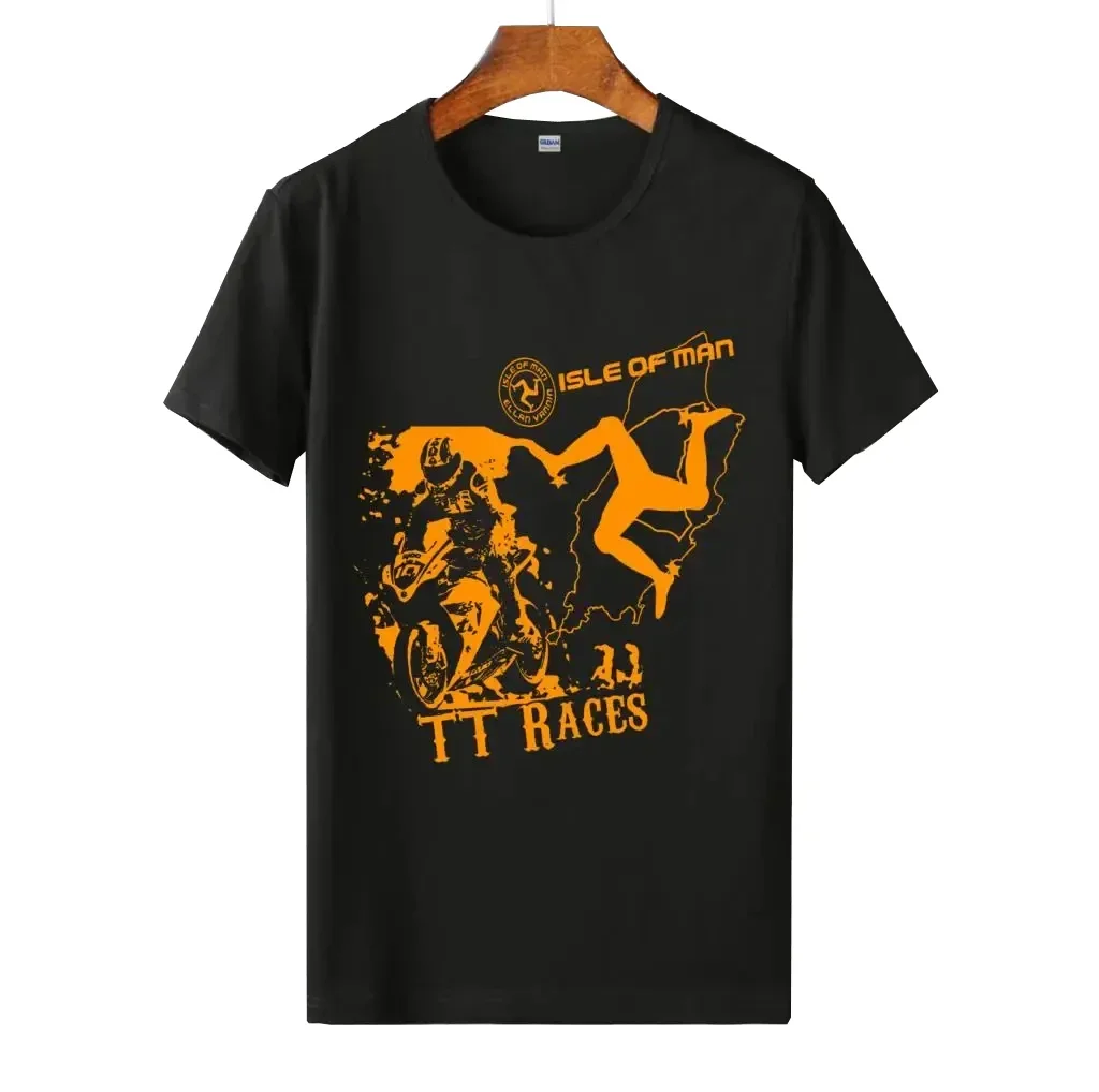 

Isle of Man Tt Races 1961-td Men's New Fashion O-neck Cotton Short Sleeves Tops Tee Printed Casual T-shirt