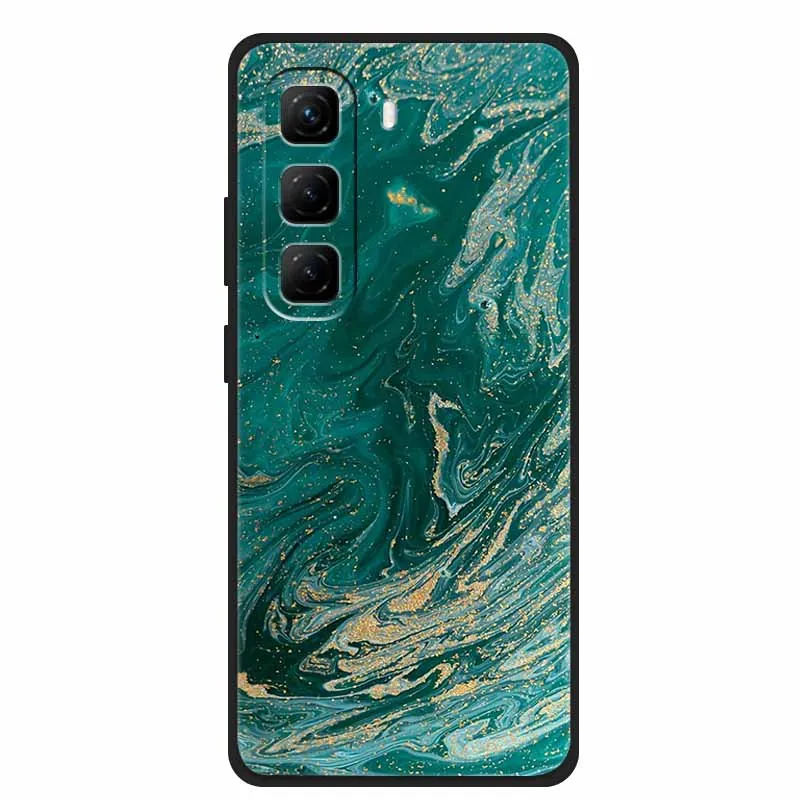 Stylish Painted Soft TPU Silicone Phone Case - Fashion Back Cover