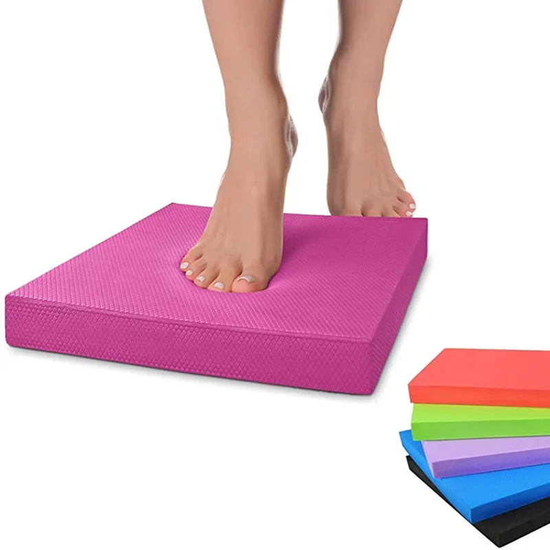 부드러운 밸런스 패드 TPE 요가 매트 폼 운동 패드, 두꺼운 밸런스 쿠션, 피..