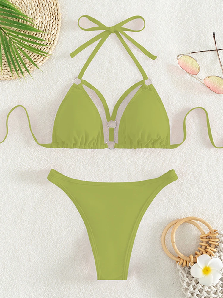 Micro Bikinis Swimsuit 2023 New Women's High Waist Thongs Swimwear