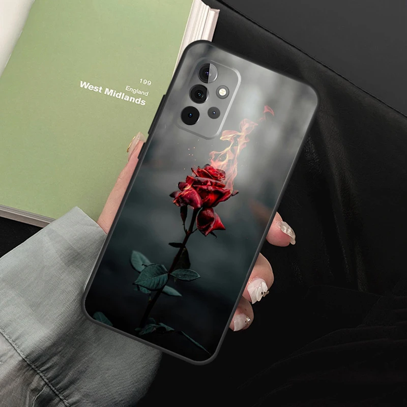 Elegant Red Rose Phone Case Cover