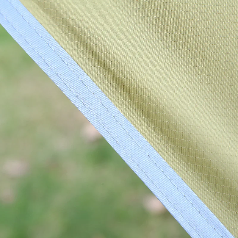 Waterproof Tarp Tent Shade Hammock Rain Fly Awning 210T Silver Coating Cloth Outdoor Camping Sunshade Garden Beach Sun Shelter