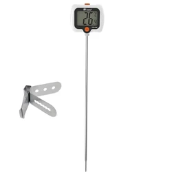 Digital Kitchen Thermometer for Confectionery and Cooking (White)