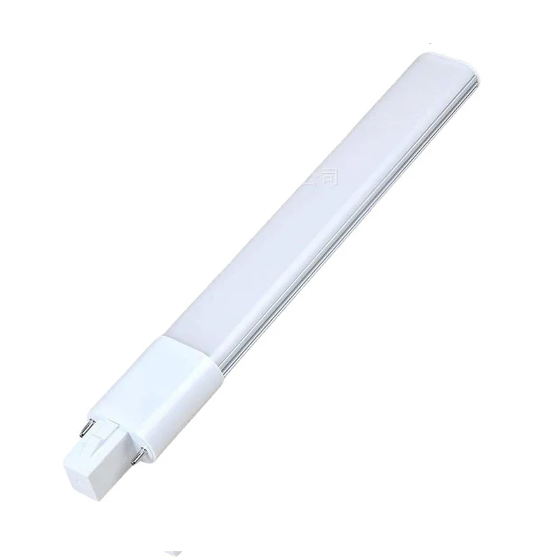 

1PC 15w G23 LED Tube Flat Bar Horizontal Plug PL Light 2 Pin 3000K Natural White 4000k 6000k 6500k Desk Reading Table Tube Lamp