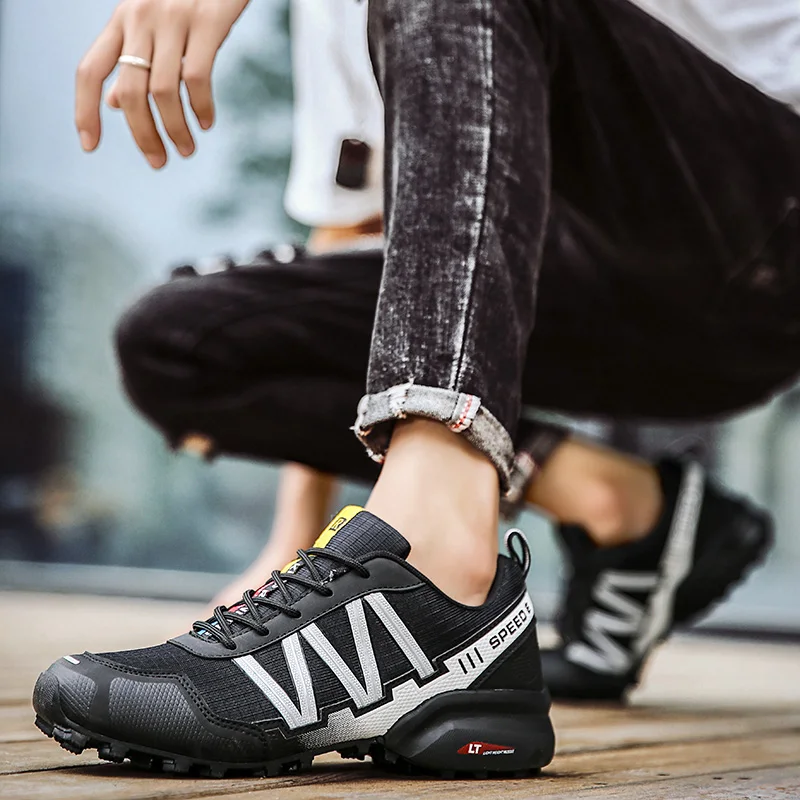 Cycling Shoes MTB Men Motorcycle Oxford Cloth Waterproof Bicycle Outdoor Hiking Sneakers Winter