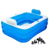 Inflatable Adult Bath Tub 2 Person With Foldable Portable Feature Indoor and Outdoor Spa 160*120*60CM Ultimate Comfort and 2