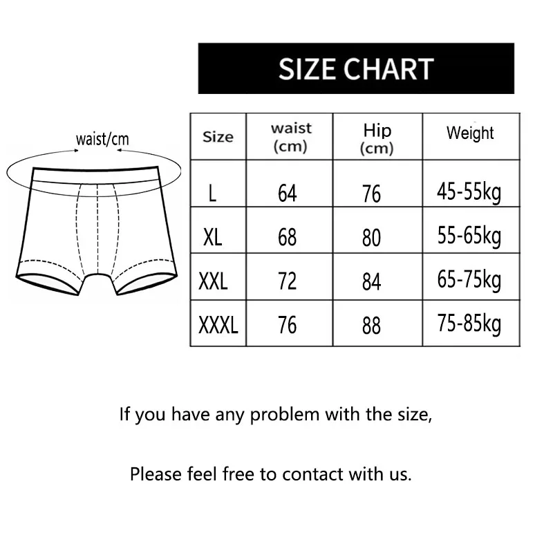 2022New 4pcs/lot Boxers Men Underwear Boxer Shorts men Panties boxers homme Underpants Men Cotton Breathable Shorts Men Printing