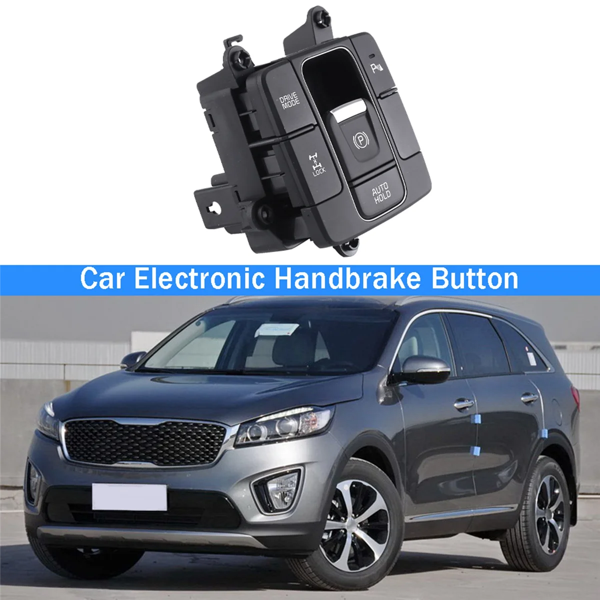 

93600C5210 Car Electronic Handbrake Button Steering Wheel Heating Switch for Kia Sorento 2014-2020 93600-C5210