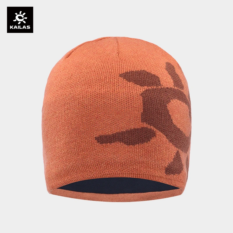 KAILAS Hiking Knitted Caps Autumn Winter Solid Comfortable Elastic Thick Warm Hats Outdoor Sports Casual Cap KF2341503