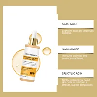 Spray et sérum à l'acide kojique et au curcuma, soin à la kératine, solution exfoliante et peeling, soin nourrissant et hydratant pour la peau, fermeté cutanée 4