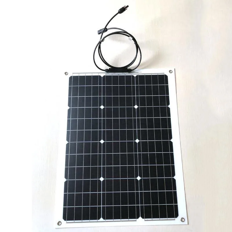 300W/150W Solar Panel 18V Flexible Solar Panel Camping Car RV Boat Battery Charger Solar System Solar Cell Kit Complete For Home