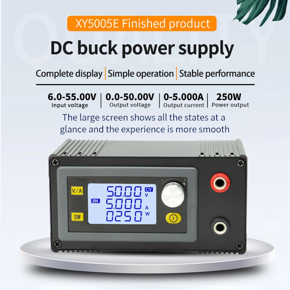 정전압 전류 수리 벅 모듈, CNC 조정 가능한 조정 전원 공급 장치 모듈, DC 6V-55V-0-50V 5A 8A 250W 400W