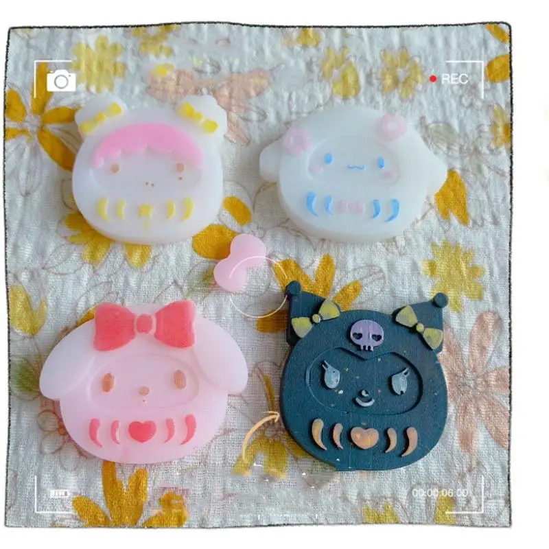 

Сделай Сам Sanrioed Kuromi Cinnamoroll My Melody Мультяшные Аниме периферийные принадлежности ручной работы эпоксидная ручная форма из силикагеля