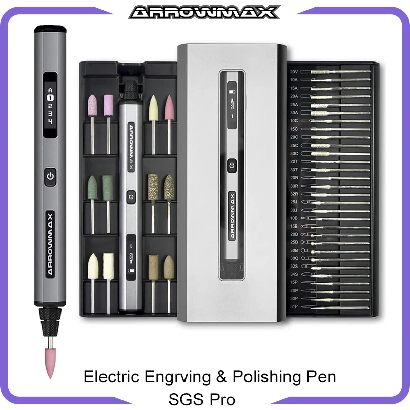 ARROWMAX Mini Grinder Smart Electric Engraving Polishing Pen (SGS Pro