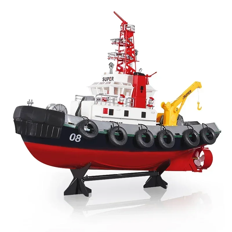 New Remote Control Speedboat 2.4g Rc Ship Rescue Simulation Fire Remote Control Boat Rescue Water Spray Model Boat Kids Toy Gift 4