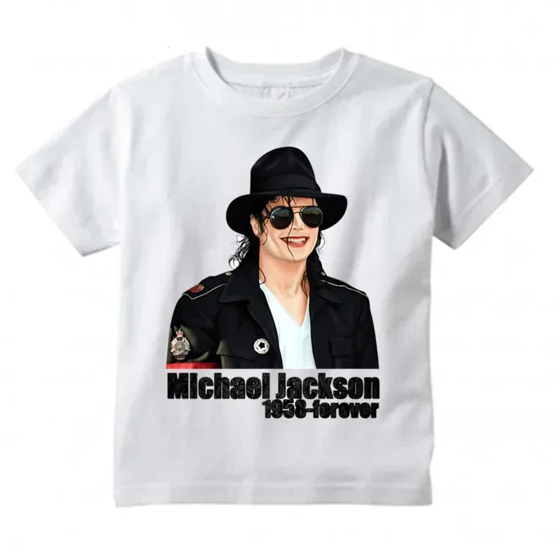 Michael Jackson Graphic Printed Tshirt Harajuku Rock Fashion Casual Short Sleeve Crew Neck Plus Size T Shirt Women 3