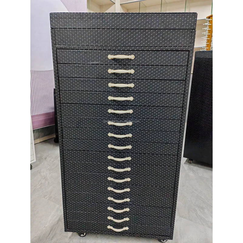 맞춤형 PU 직사각형 안경 디스플레이 보관 캐비닛 트레이 박스 바퀴 포함 선글라스 전시 및 정리