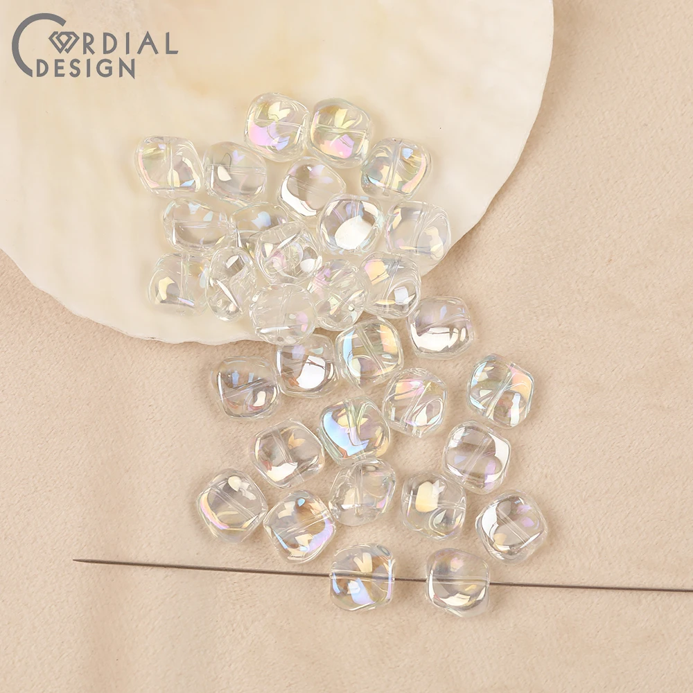 Cordial Design 11*11MM 300pcs DIY Glass Bead/Geometry Shape/Hand Made/Aurora Effect/Beads Making/Jewelry Findings & Components 7 Cordial Design 11*11MM 300pcs DIY Glass Bead/Geometry Shape/Hand Made/Aurora Effect/Beads Making/Jewelry Findings & Components - cordial
