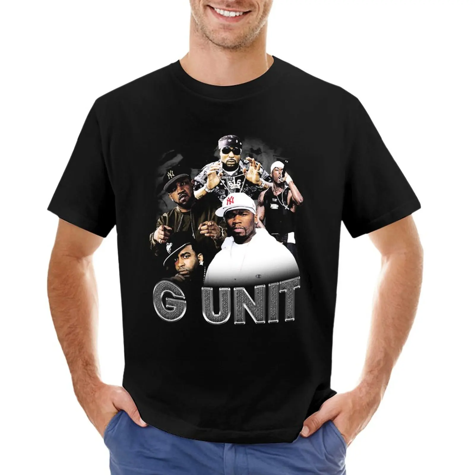 

G Unit - Bootleg Vintage T-Shirt heavyweights aesthetic clothes quick-drying oversized heavy weight t shirts for men