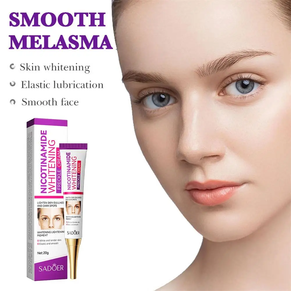 20g Whitening Freckles Cream Brighten Moisturize Dark Care Cream Lighten Spot Care Face Skin Women Corrector V0F5