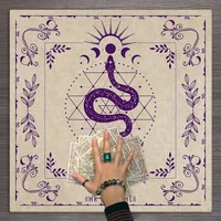 Tarot tablecloth Own Your Power Pastel Altar Cloth Alter Cloth Tarot Cloth For Spread Tarot Altar Decor Witchy Decor Tarot Mat 2