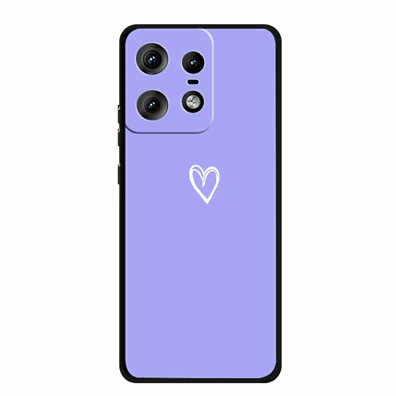Charming Cat Design Soft TPU Silicone Phone Case - Painted Back Cover for Motorola Moto Edge 50 Pro 5G 2024