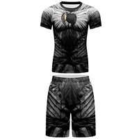 Cody Lundin High Quality Rashguards Active Wear Men's Boxing Gym Muscle Fitness Outdoor Golf Volleyball Training Sports Mma Sets 2