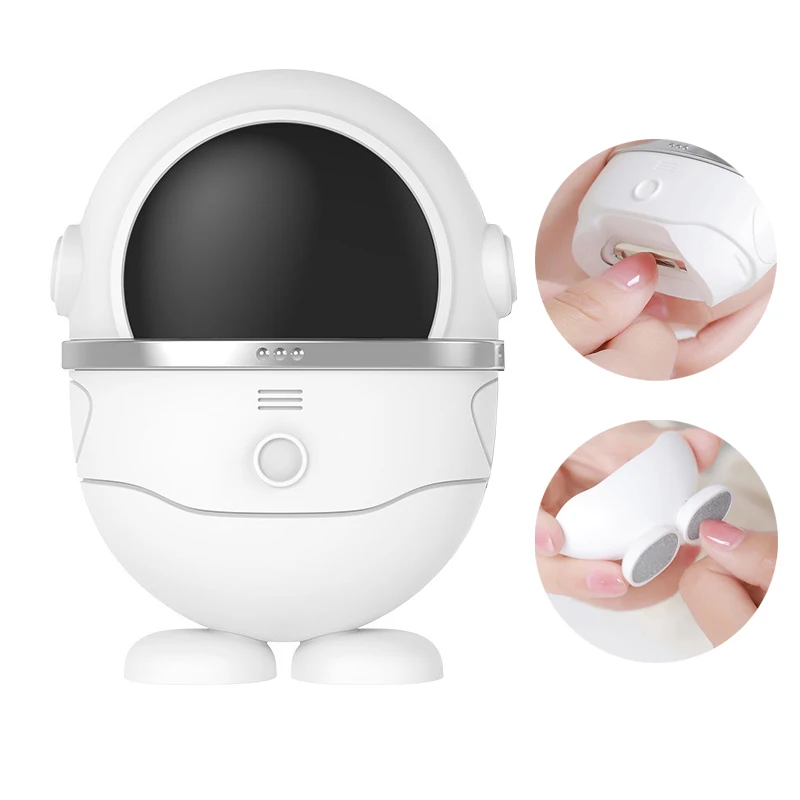 

Electric Nail Clippers Automatic Nail Clipper Trimmer for Kids Baby Adult 2in1 Nail Cutter+File USB Charging Manicure Tools