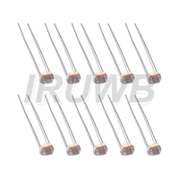 50PCS For Arduino LDR Photo Light Sensitive Resistor Photoelectric Photoresistor 5528 GL5528 5537 5506 5516 5539 5549