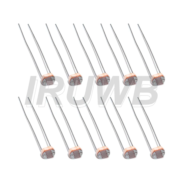 50PCS For Arduino LDR Photo Light Sensitive Resistor Photoelectric Photoresistor 5528 GL5528 5537 5506 5516 5539 5549